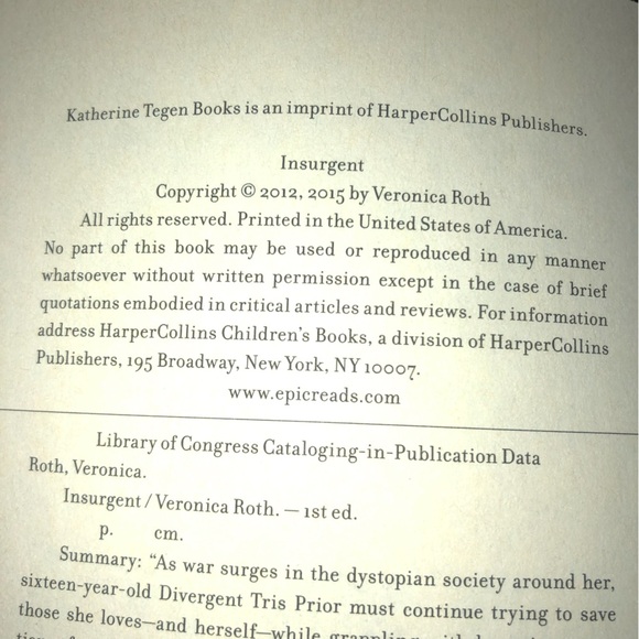 Insurgent- by Veronica Roth-paperback- 3rd in Divergent series- young adult book - Picture 3 of 6